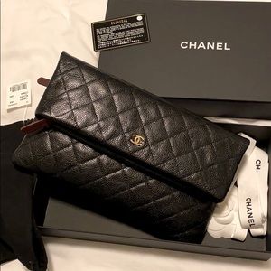 ❣️SOLD❣️ Chanel Foldover Clutch